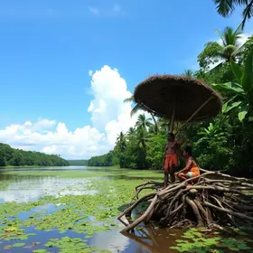 Abaetetuba no verão amazônico