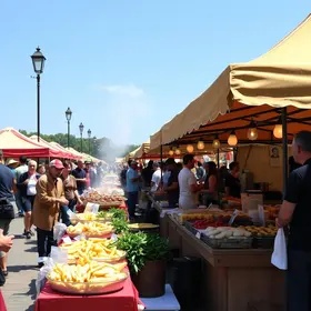 Como aproveitar as feiras gastronômicas públicas