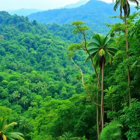 Flora amazônica encontrada em Abaetetuba