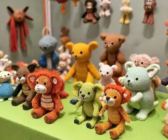 Exposições de brinquedos de miriti